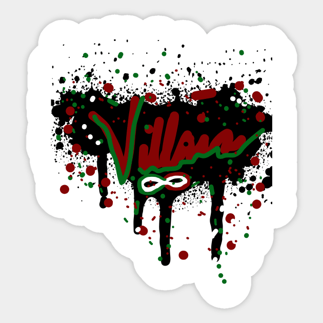 Villain (Holiday) Sticker by Margarita